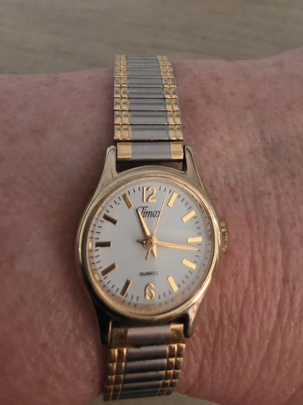 Timex Women's Two-Tone Gold and Silver Quartz Watch
